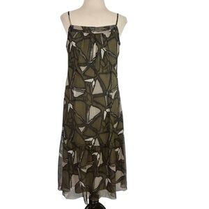 ESPRIT Sheer Y2K Vintage DRESS 6 100% Silk Sheer Boho Indie Fairy Whimsigoth